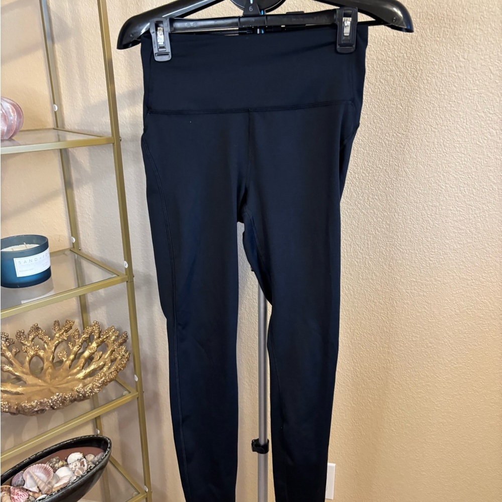 All In‎ Motion Leggings Small Black High Rise Stretch Workout Yoga Pants